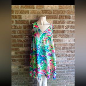 Lilly Pulitzer Printed Vibrant Color Sleeveless Dress sz XS
